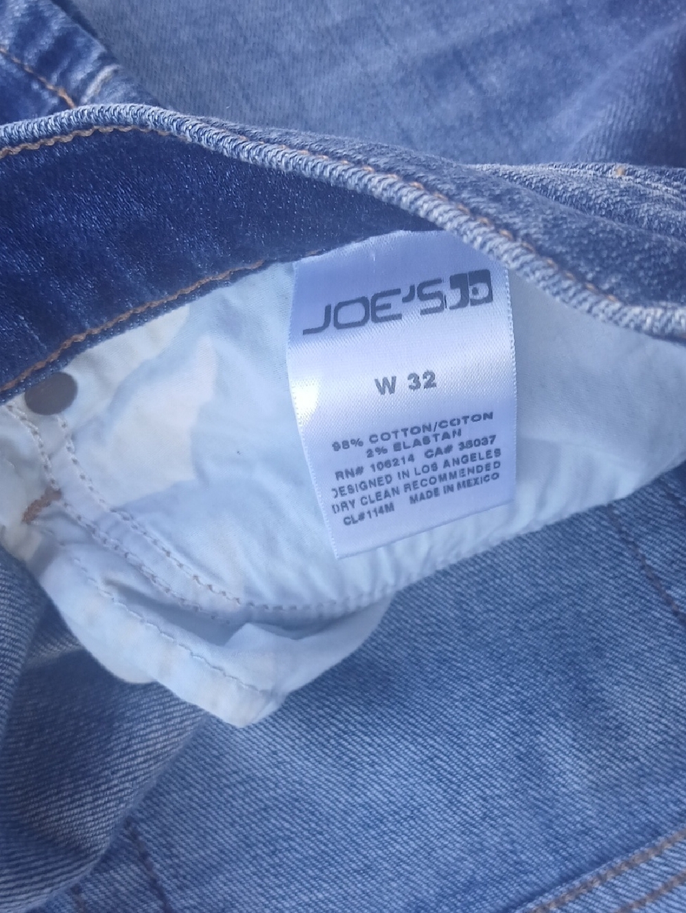 Joe's Jeans Classic Blue Jean Shorts - Picture 4 of 7